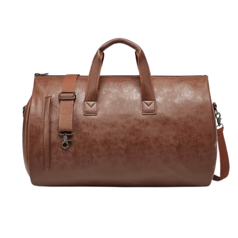 Manhattan leather travel bag