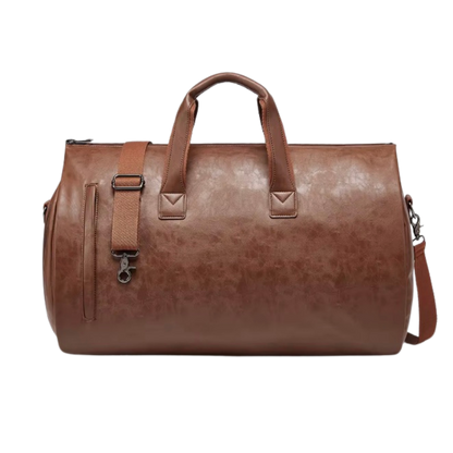 Manhattan leather travel bag