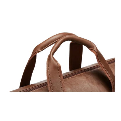 Manhattan leather travel bag