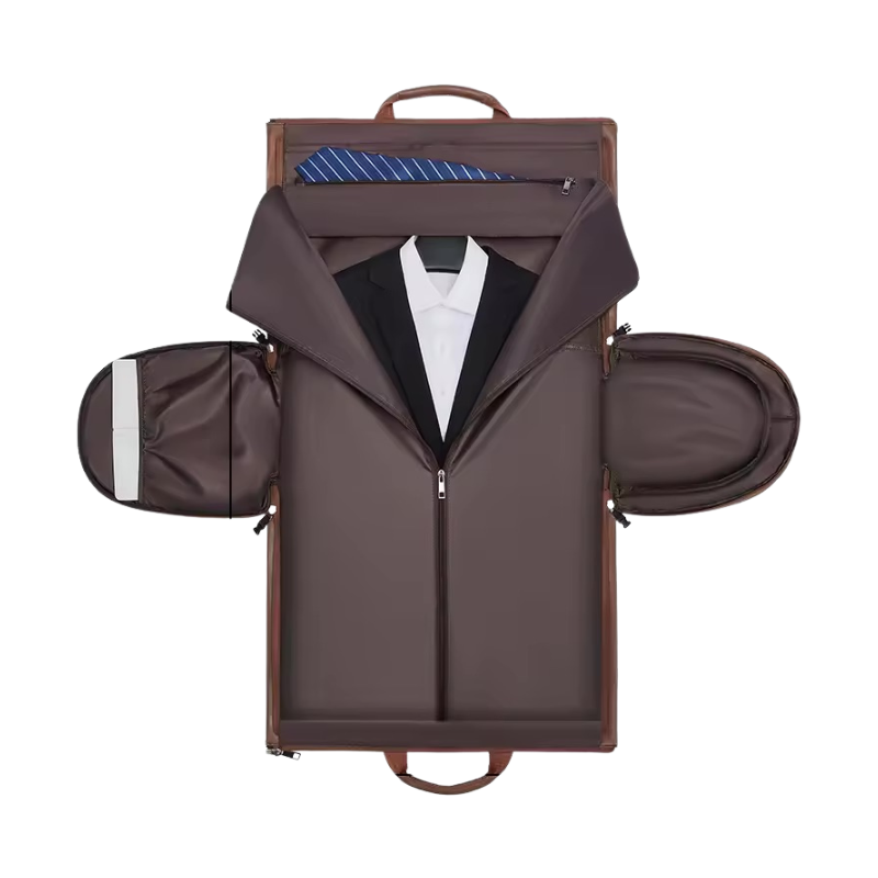 Manhattan leather travel bag