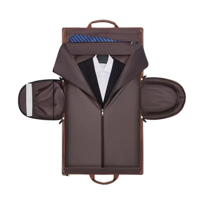 Manhattan leather travel bag